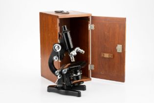 A Leitz Wetzlar Compound Microscope,