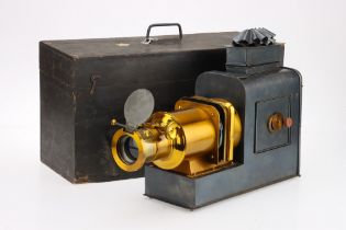 Walter Tyler Tinplate & Brass Magic Lantern,