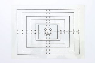 A Bolex Test Pattern & Framing Chart,