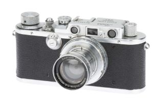 A Leica III 'Bright Chrome' Rangefinder Camera,