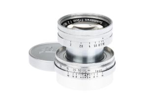 A Leitz Summicron f/2 50mm Lens,