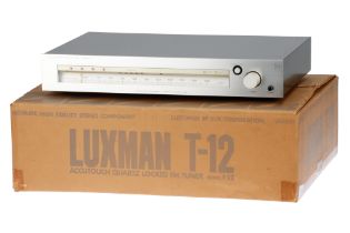 A Luxman T-12 Accutouch Quartz Locked FM Tuner,