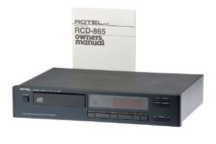 A Rotel RCD-885 Compact Disc Player,