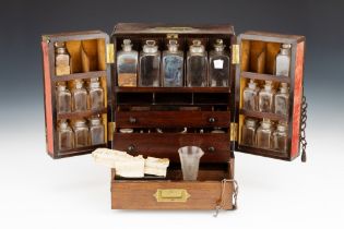 A Large Victorian Domestic Medicine Chest,