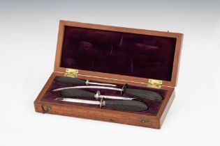 A Fine 19th Century Trocar Set,