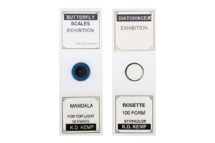 2 Kemp Exhibition Microscope Slides,