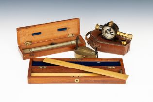 A Collection Drawing Instruments with important New Zealand Provenance,