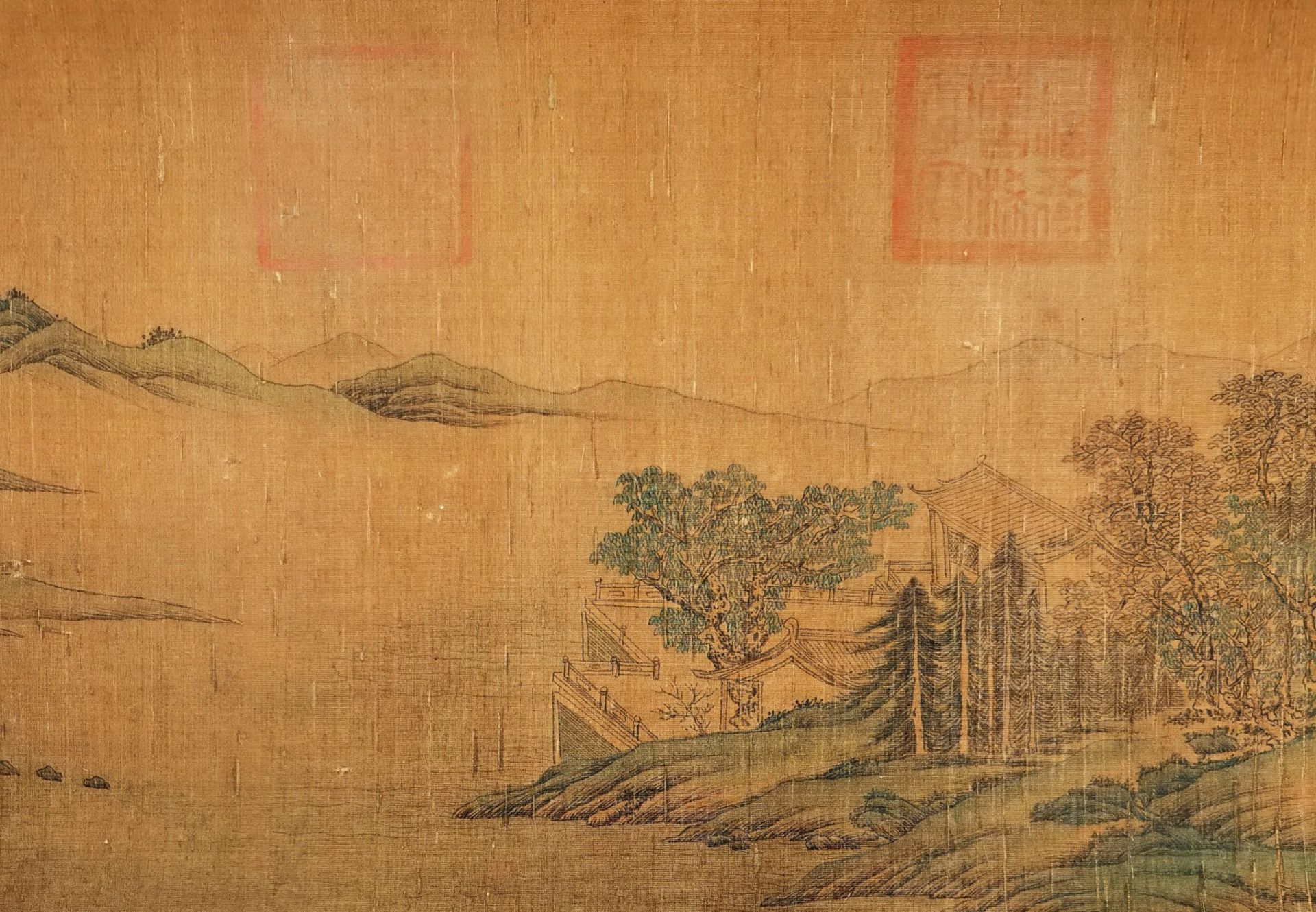 A Chinese Hand Scroll Painting By Tang Yin - Image 4 of 9