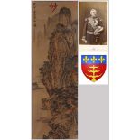 A Chinese Scroll Painting By Fan Zhongli