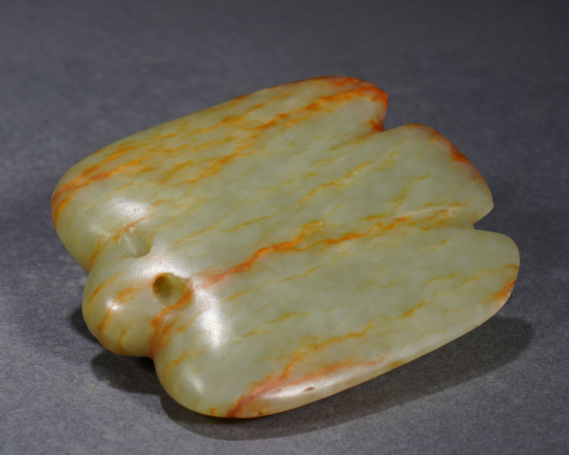 A Chinese Jade Carving of Bird-Shaped Pendant Hongshan - Image 8 of 10