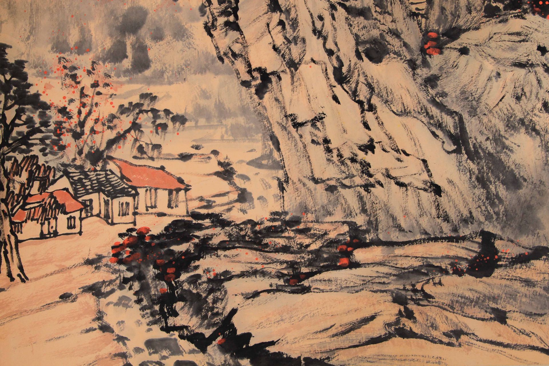 A Chinese Scroll Painting By Guan Shanyue - Bild 7 aus 7