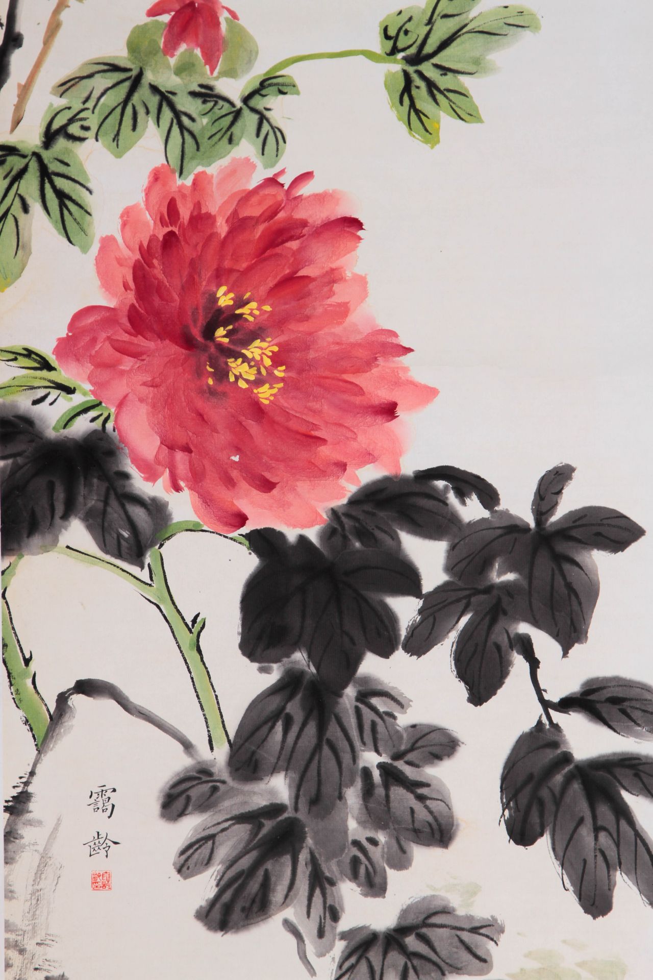 A Chinese Scroll Painting By Kong Xiangxi - Bild 3 aus 9