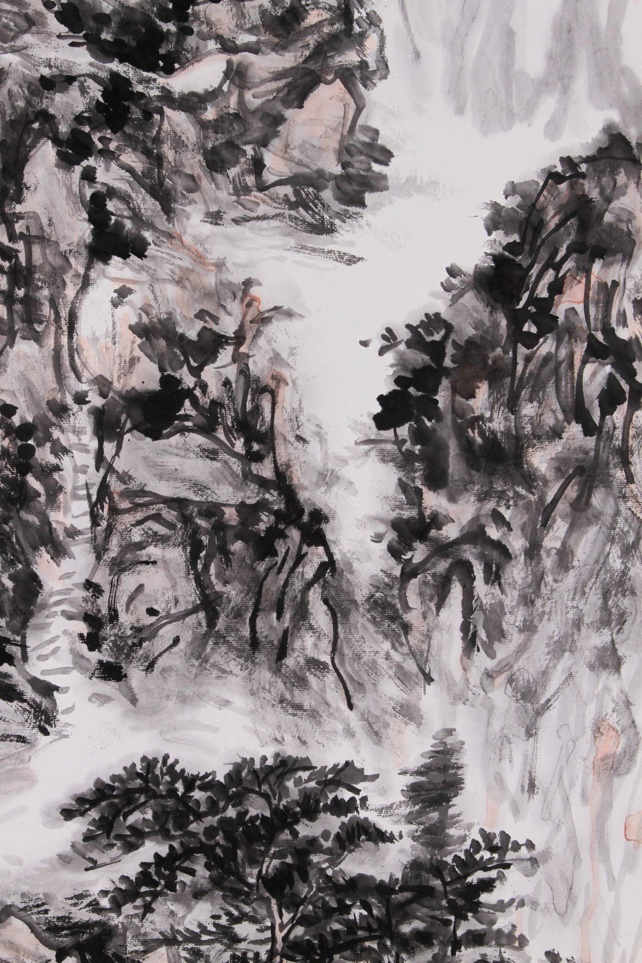 A Chinese Scroll Painting By Huang Binhong - Bild 9 aus 9