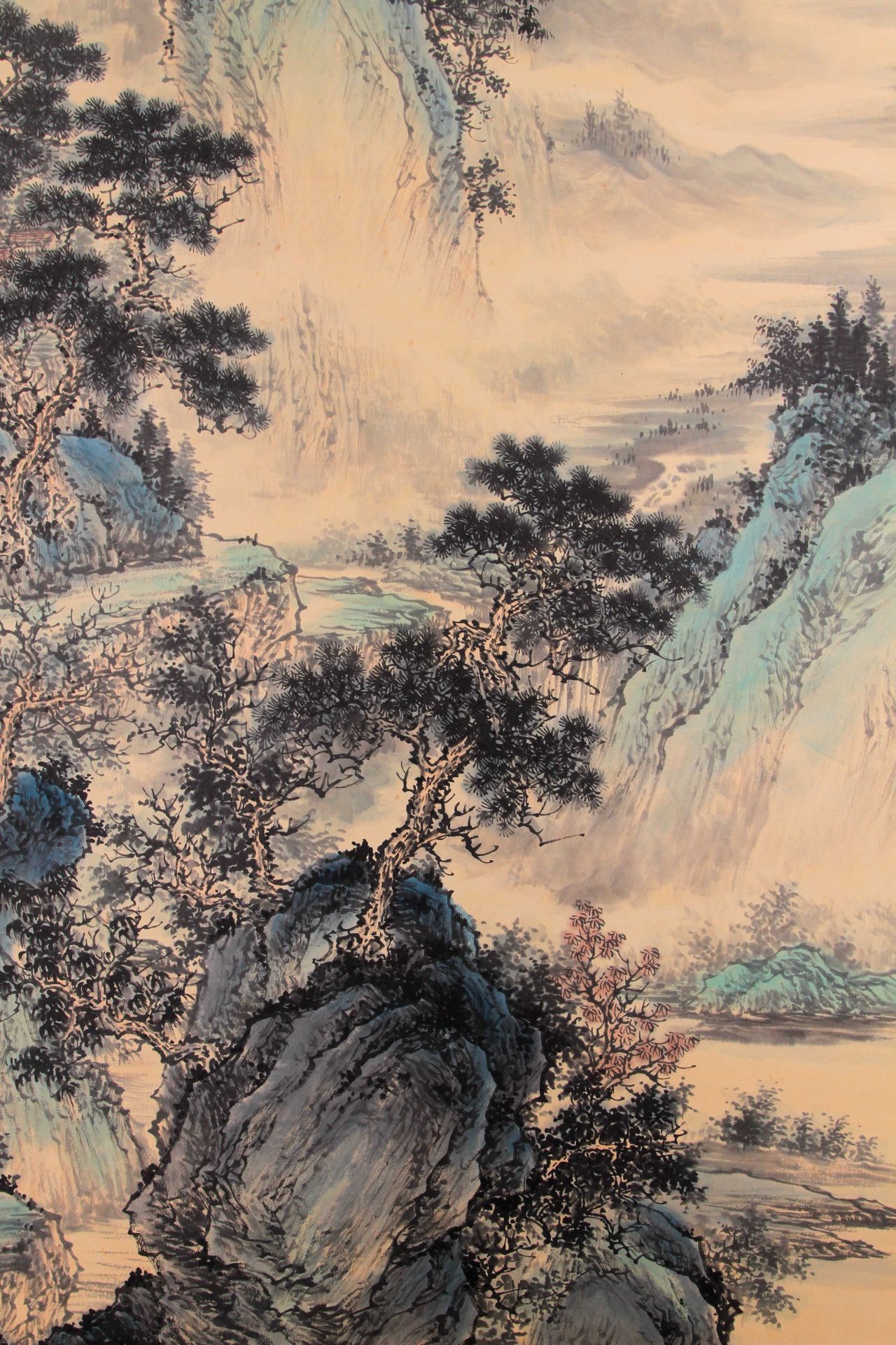 A Chinese Scroll Painting By Aixinjueluo Puquan - Bild 9 aus 10
