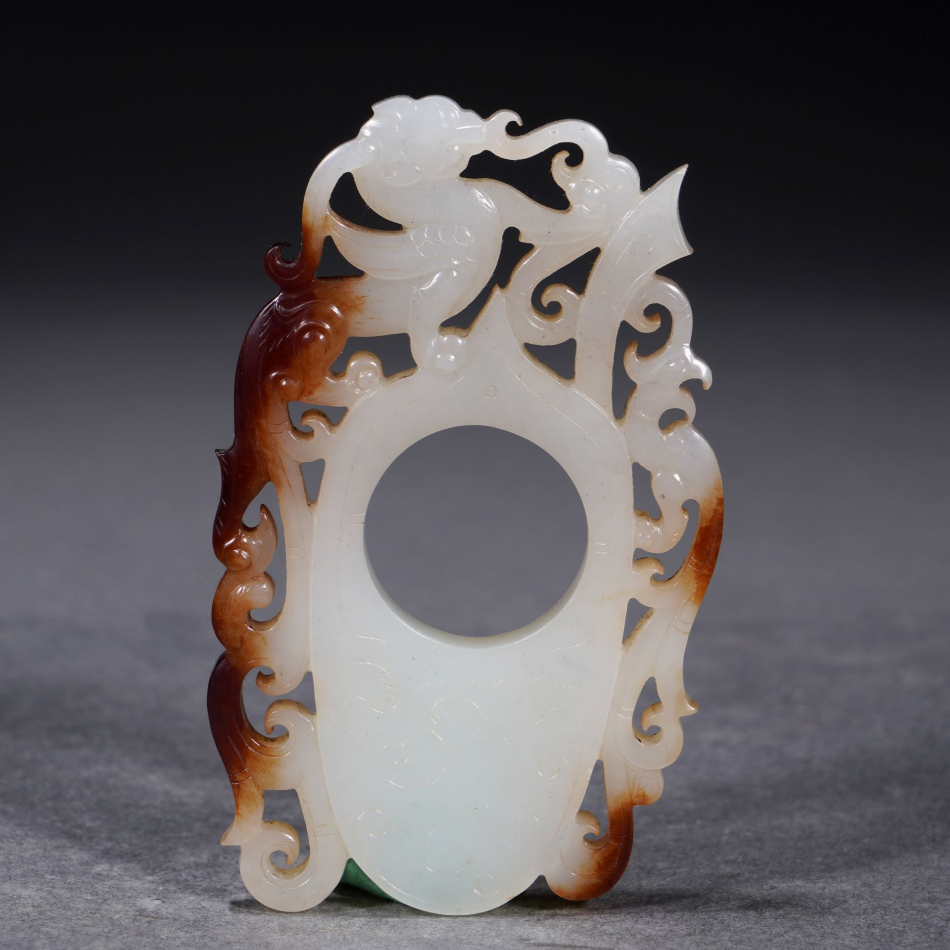 A Chinese Archaistic Jade Carving She - Image 6 of 11
