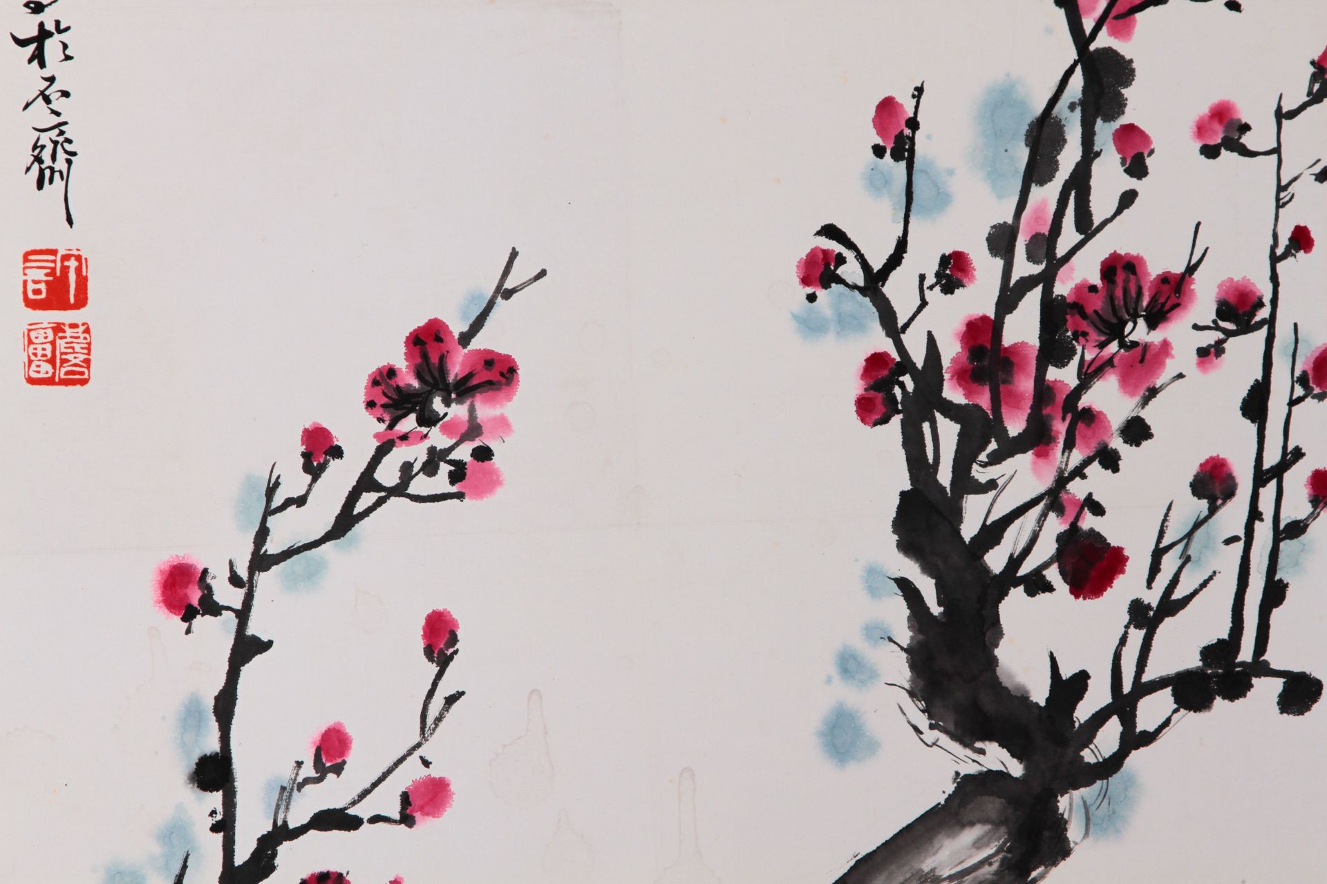 A Chinese Scroll Painting By Xu Linlu - Bild 3 aus 8