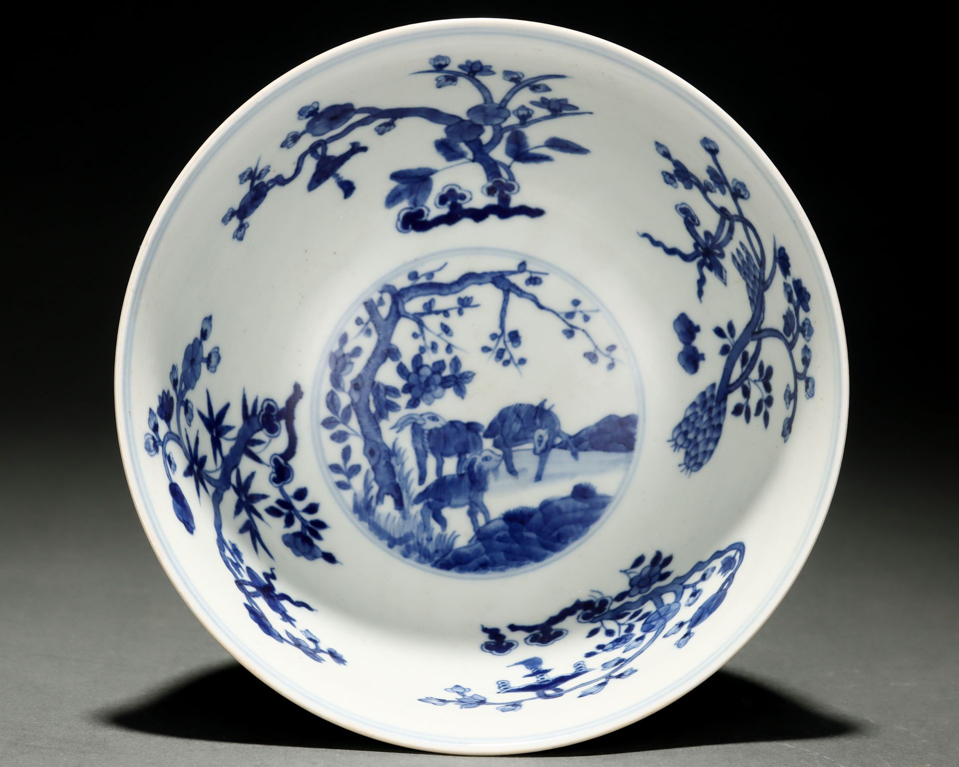 A Chinese Famille Rose Floral Scrolls Bowl - Image 5 of 9