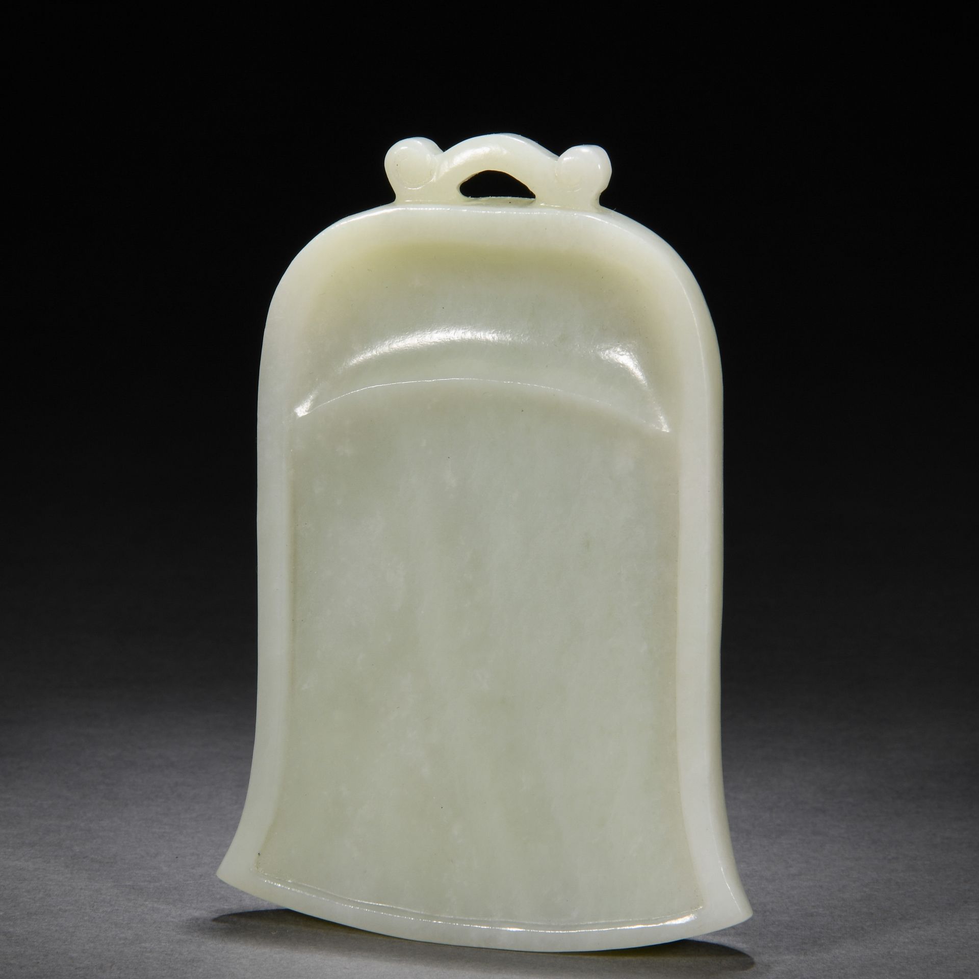 A Chinese Inscribed White Jade Inkwell - Image 5 of 6