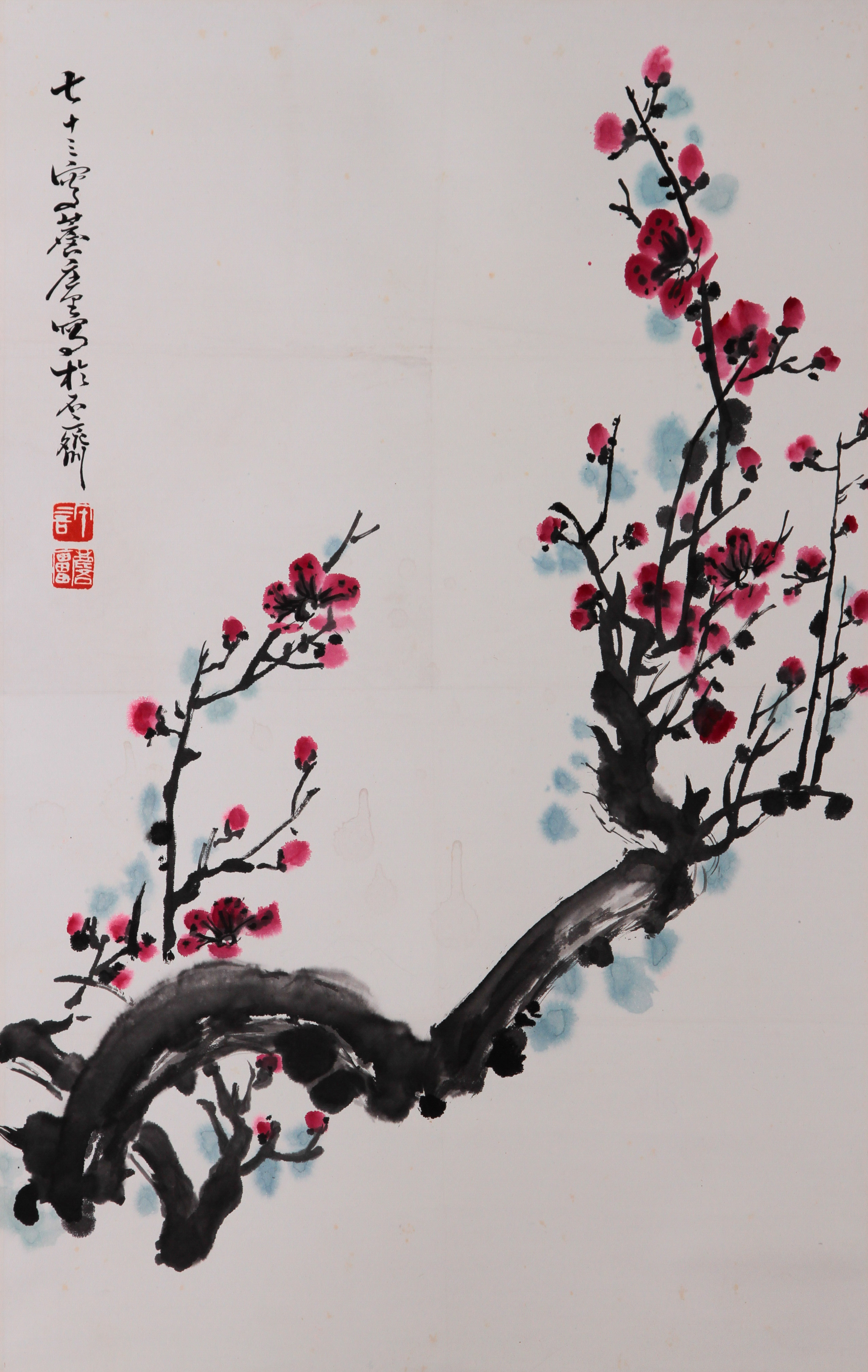 A Chinese Scroll Painting By Xu Linlu