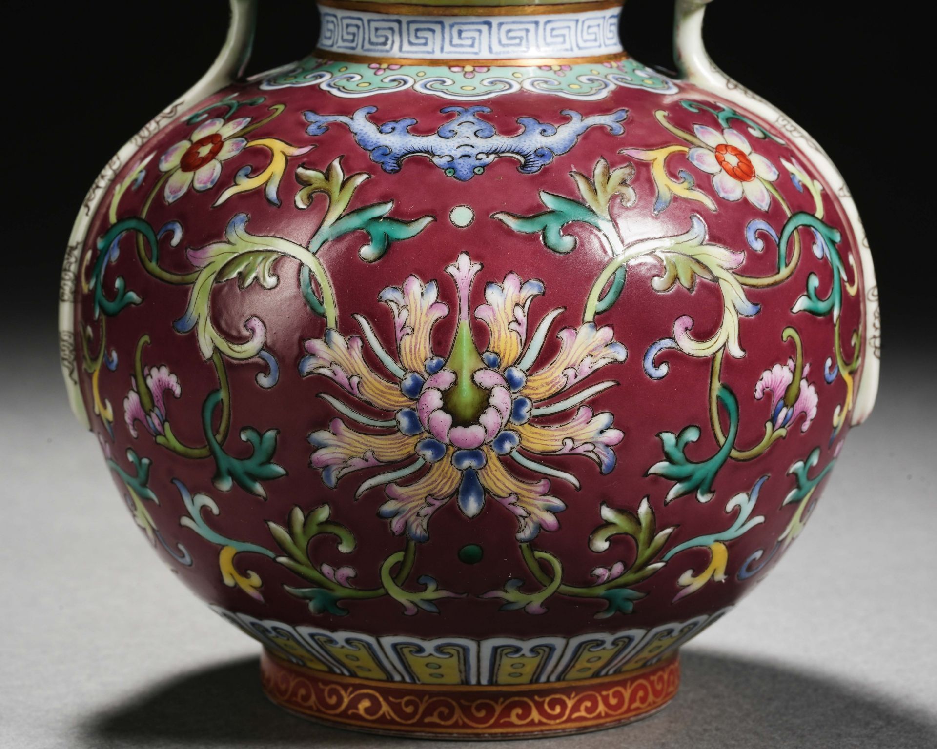 A Chinese Falangcai Glaze Double Gourds Vase - Image 3 of 13