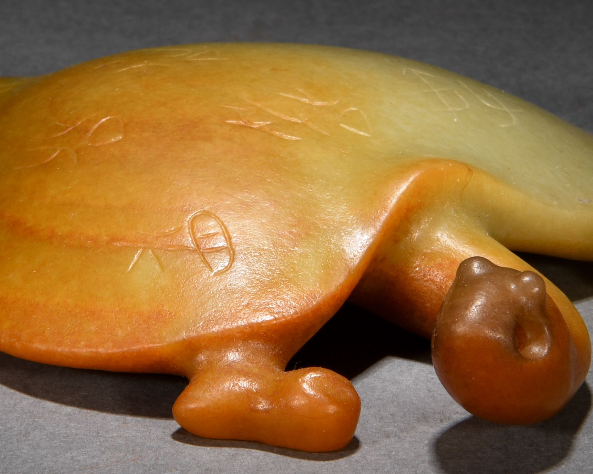 A Chinese Carved Jade Tortoise - Image 2 of 7