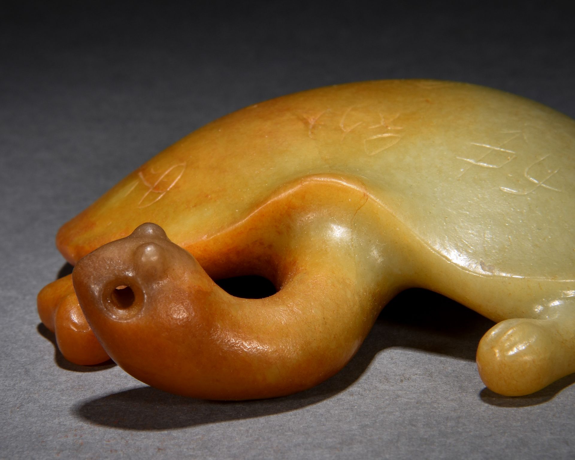 A Chinese Carved Jade Tortoise - Image 6 of 7