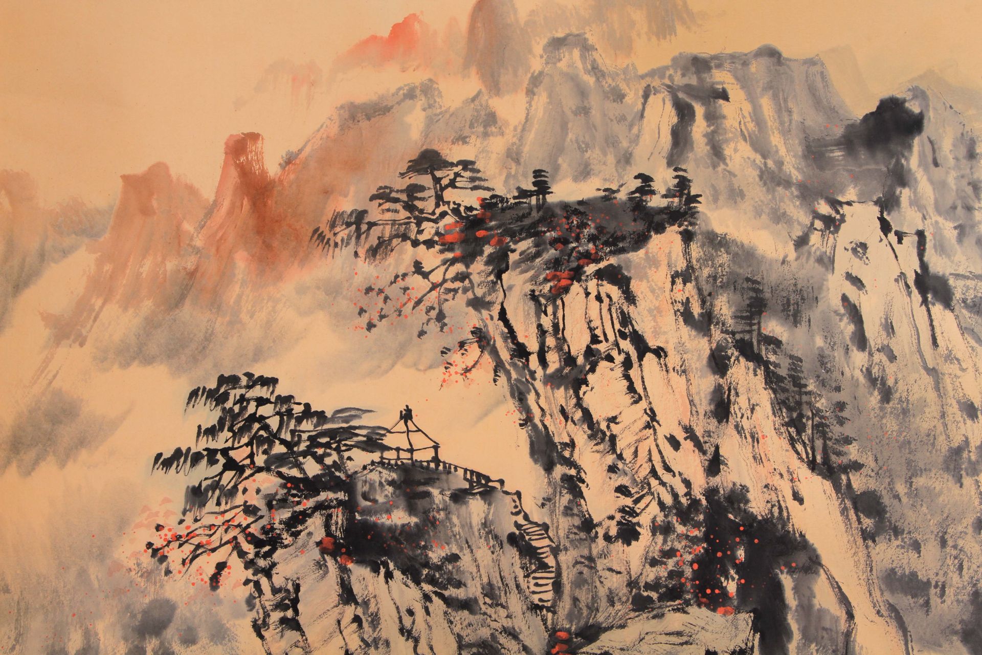 A Chinese Scroll Painting By Guan Shanyue - Bild 5 aus 7