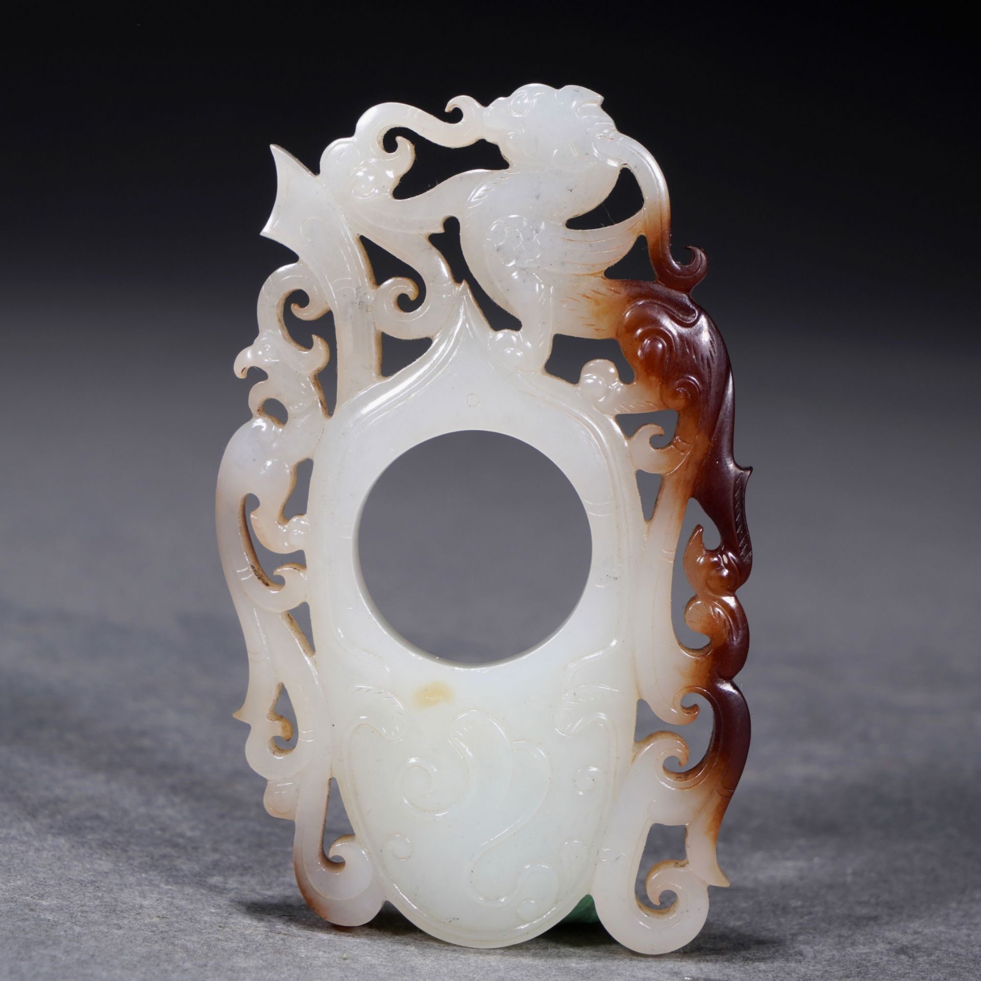 A Chinese Archaistic Jade Carving She