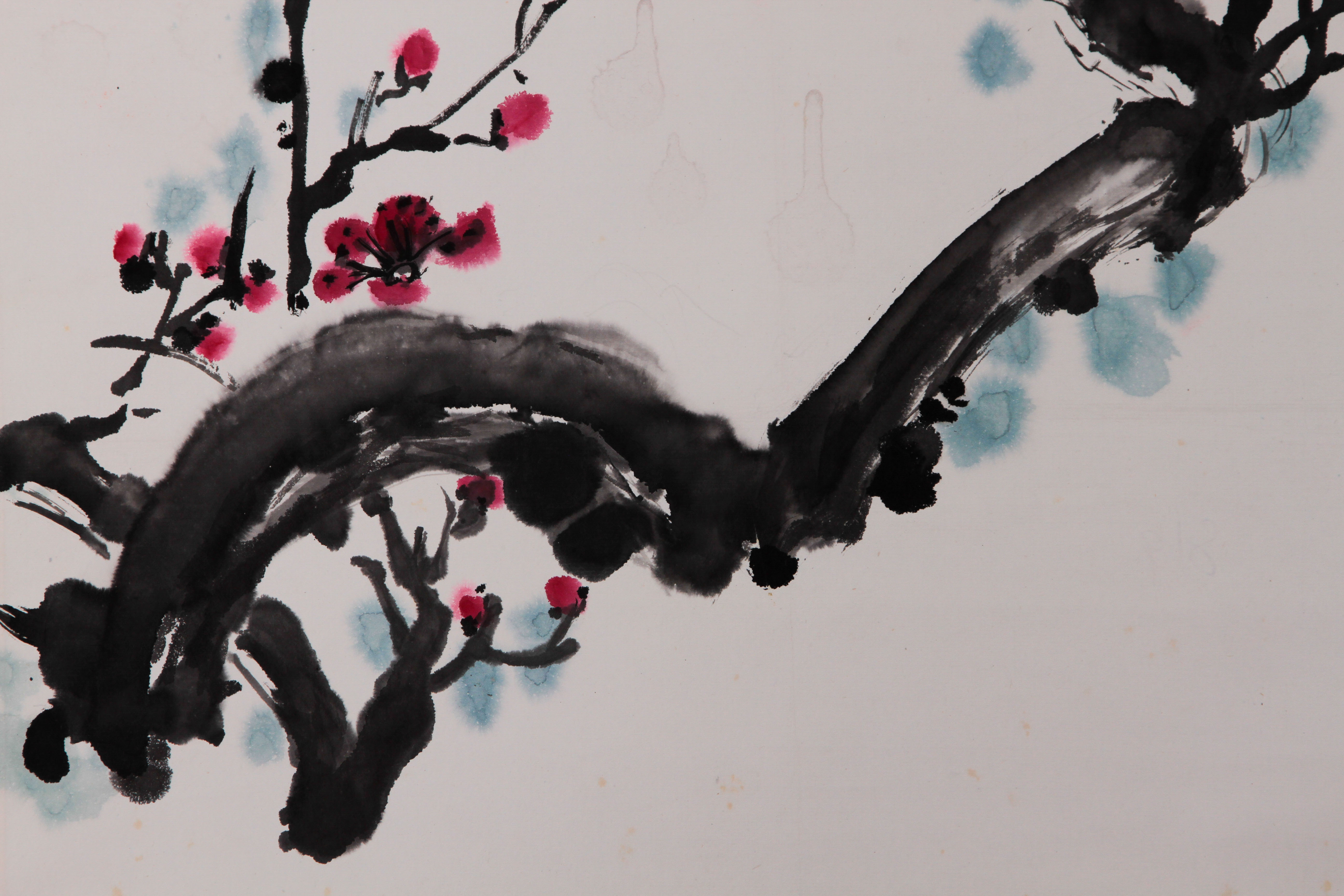 A Chinese Scroll Painting By Xu Linlu - Image 4 of 8