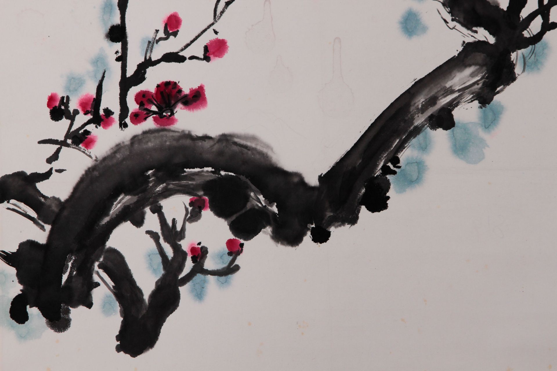 A Chinese Scroll Painting By Xu Linlu - Bild 4 aus 8