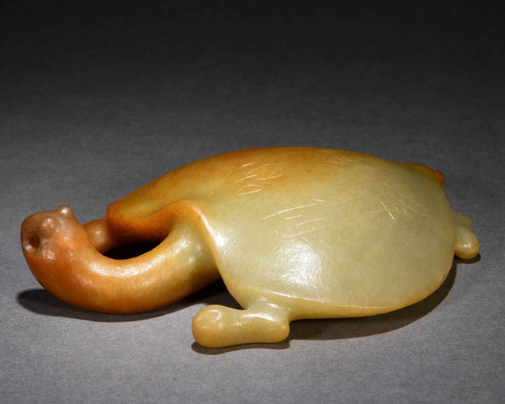 A Chinese Carved Jade Tortoise - Image 3 of 7