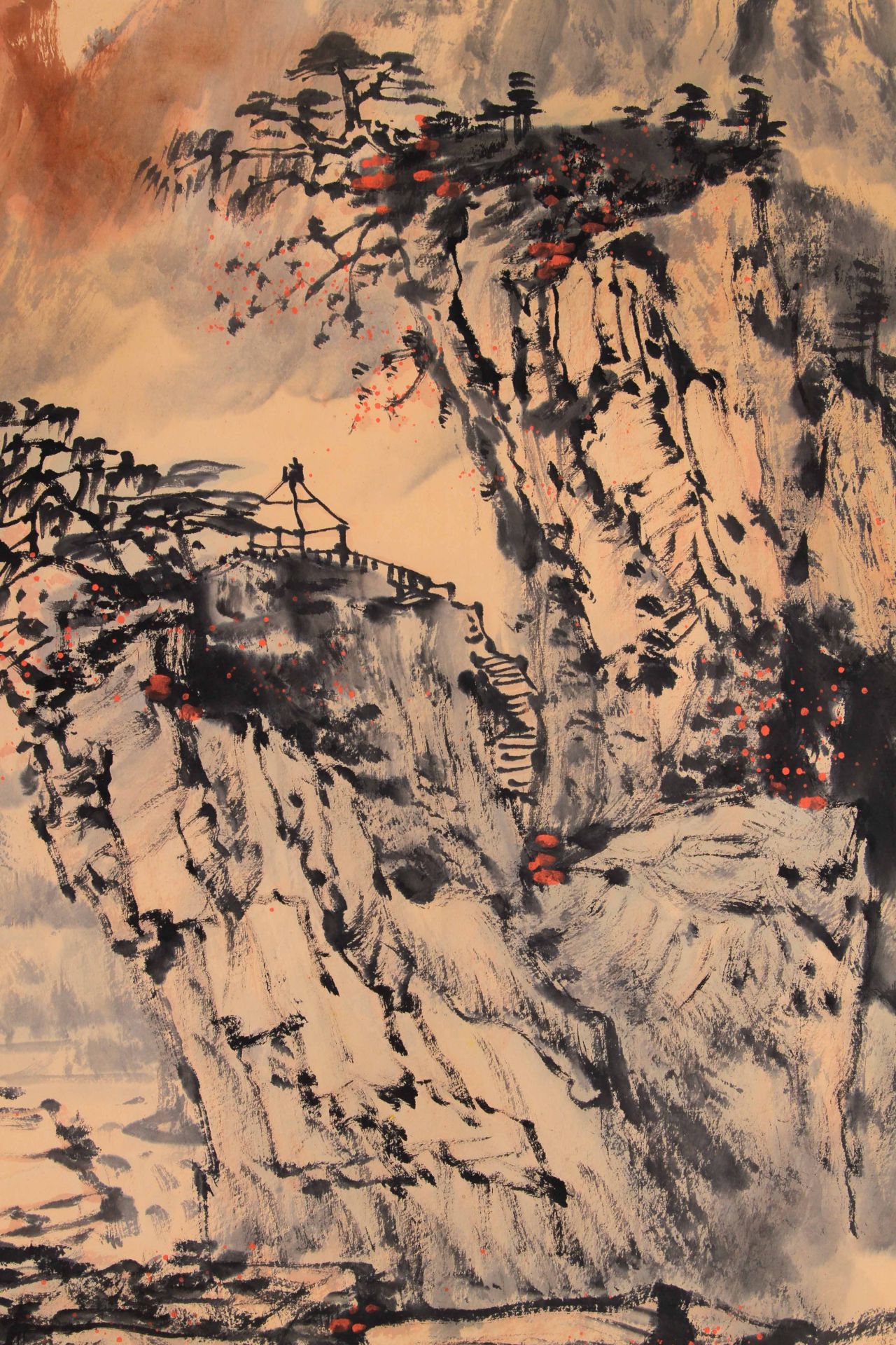 A Chinese Scroll Painting By Guan Shanyue - Bild 6 aus 7