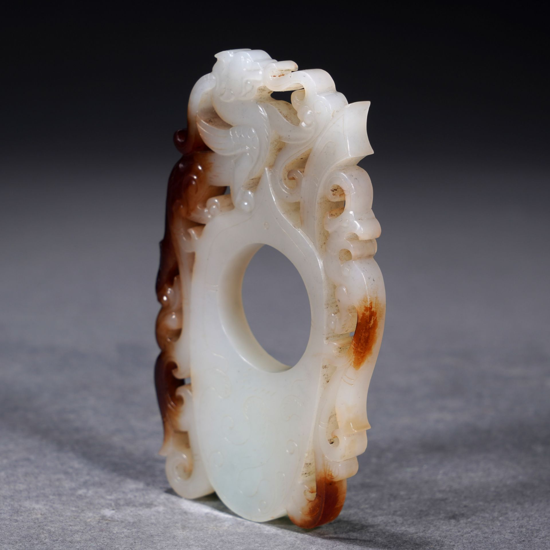 A Chinese Archaistic Jade Carving She - Image 9 of 11
