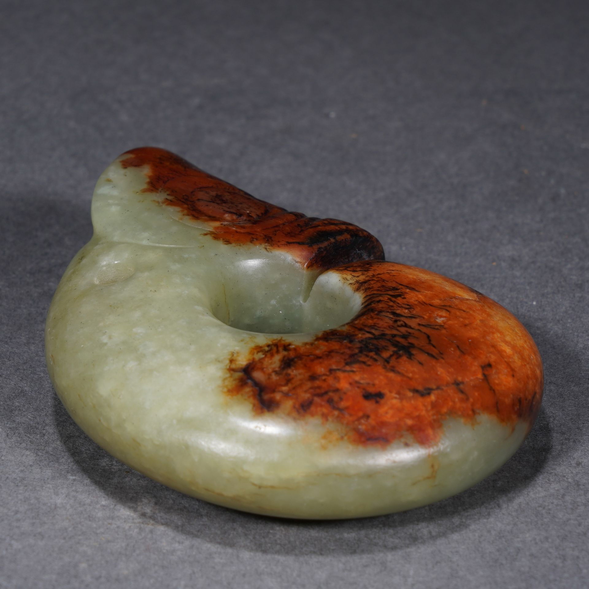 A Chinese Jade Carving of Pig-Dragon Hongshan - Image 8 of 9