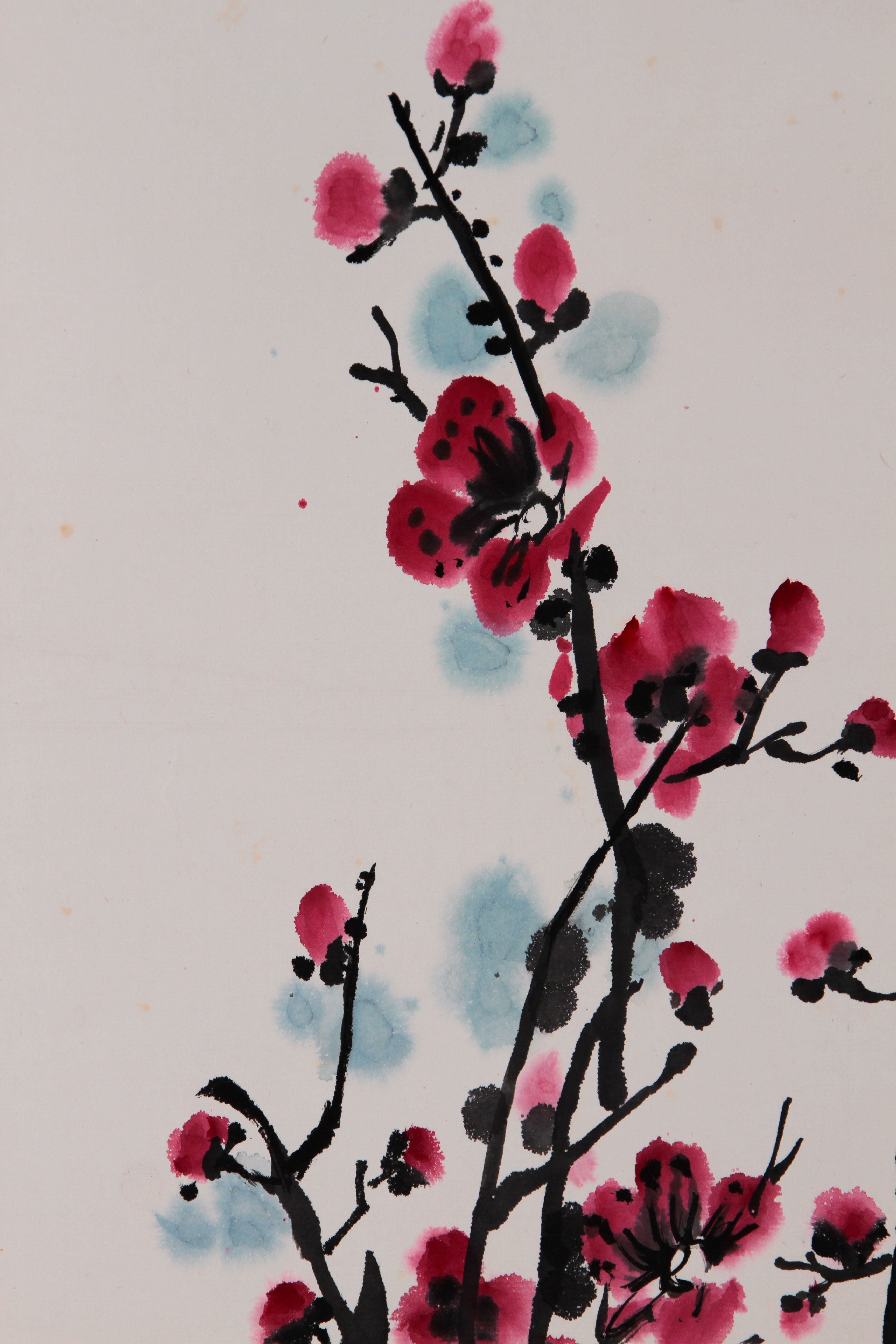 A Chinese Scroll Painting By Xu Linlu - Image 7 of 8