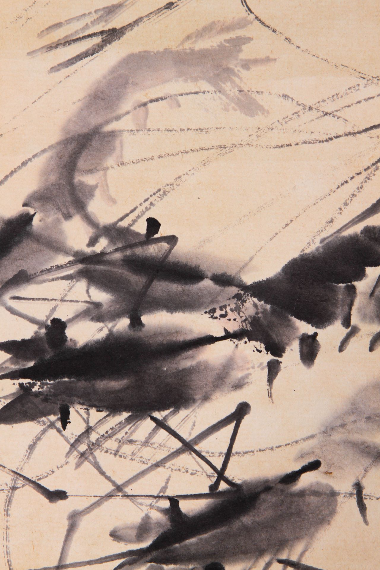 A Chinese Scroll Painting By Qi Baishi - Bild 6 aus 6