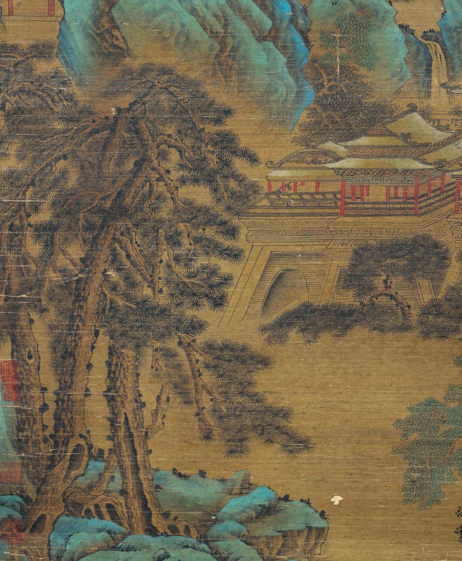 A Chinese Scroll Painting By Wen Zhengming - Image 7 of 13