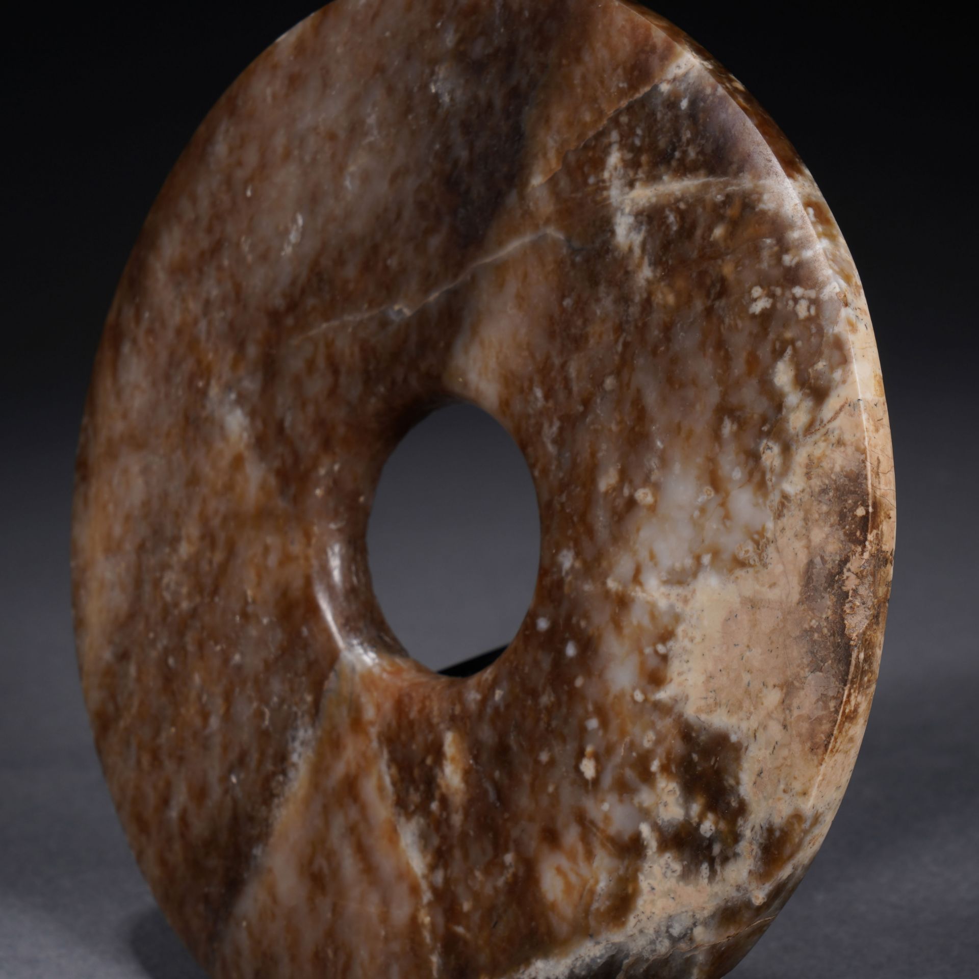 A Chinese Carved Jade Disc Bi - Image 10 of 11