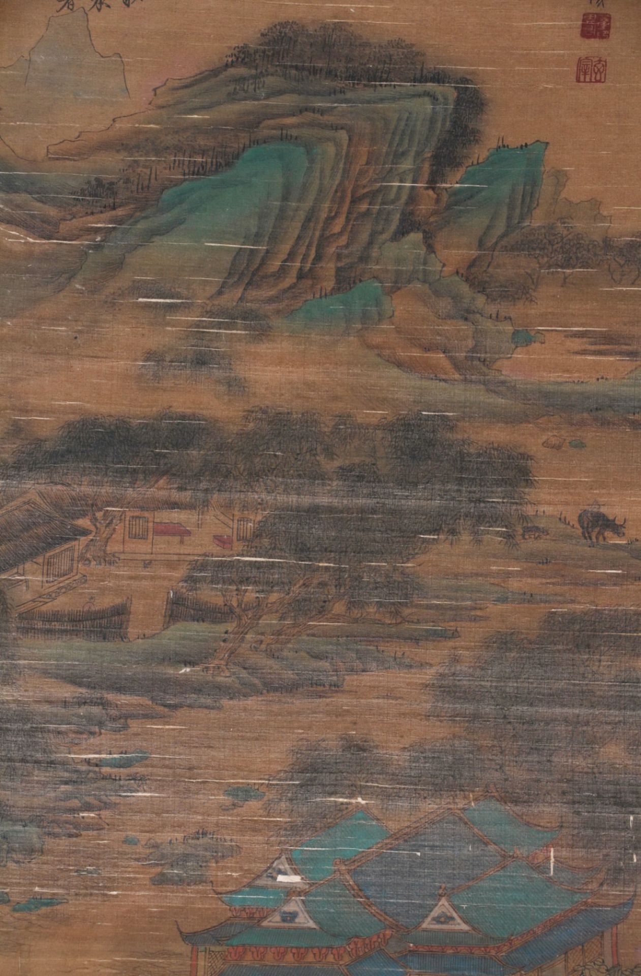 A Chinese Scroll Painting By Li Cheng - Image 3 of 13