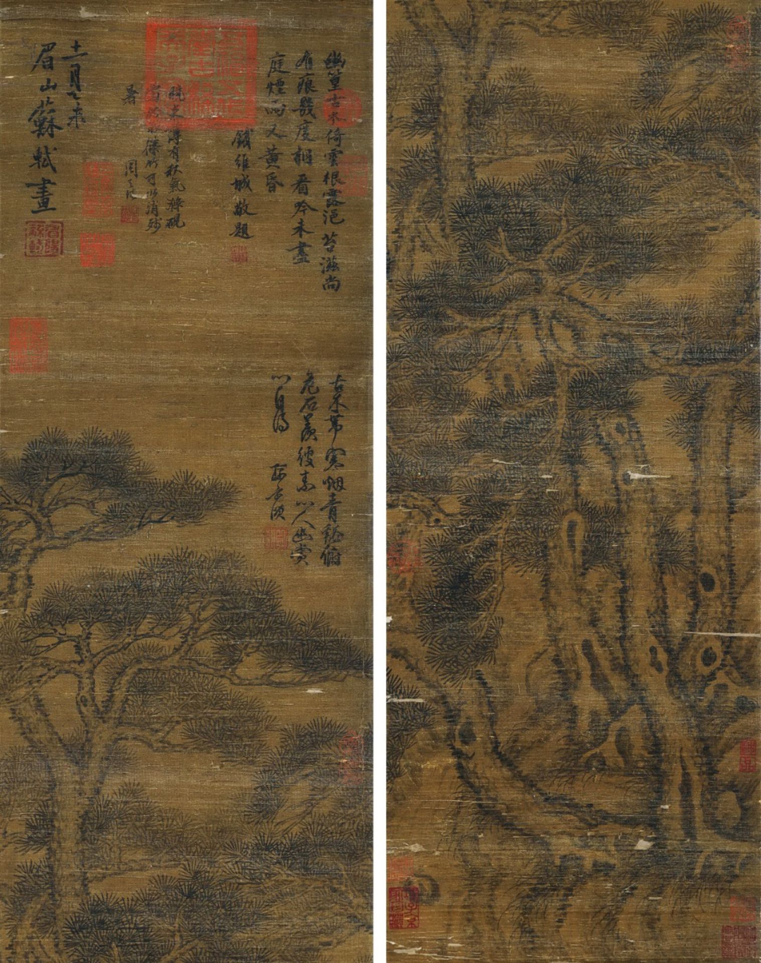 A Chinese Scroll Painting By Su Shi - Bild 2 aus 13