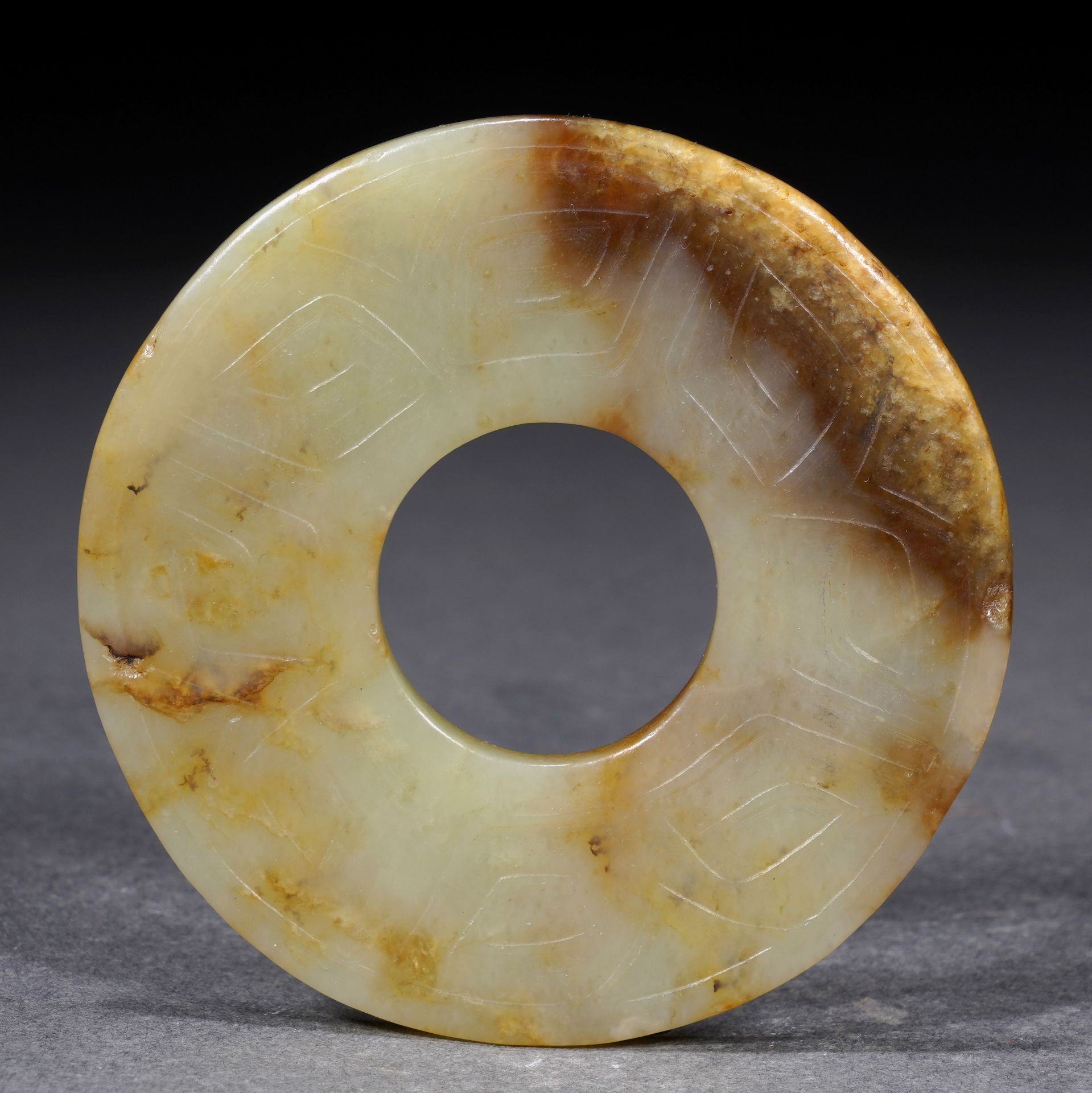 A Chinese Jade Disc Bi