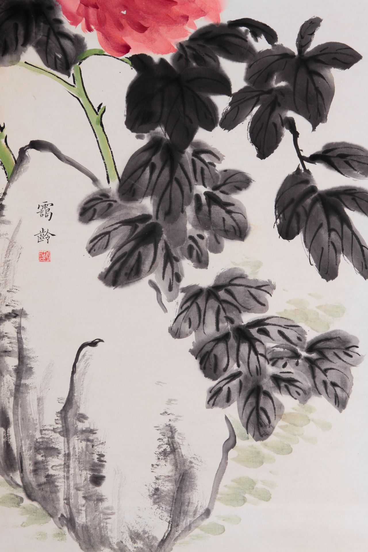A Chinese Scroll Painting By Kong Xiangxi - Bild 4 aus 9