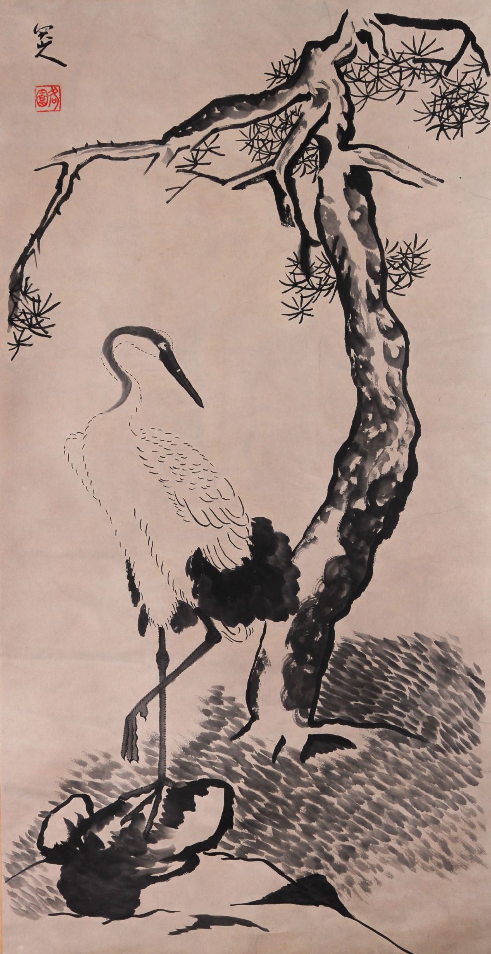 A Chinese Scroll Painting By Badashanren