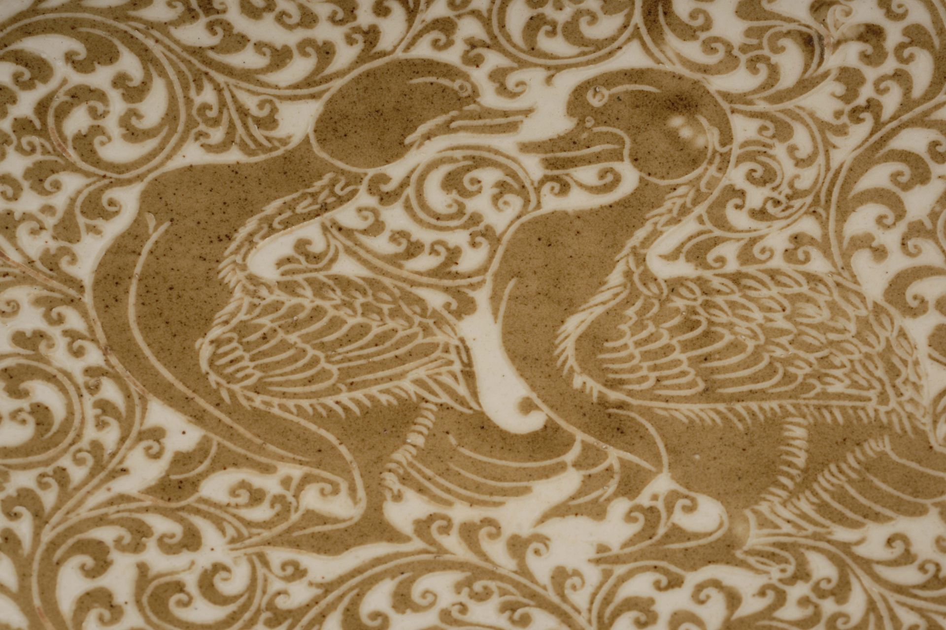 A Chinese Ting-ware Madarin Ducks Pillow - Image 8 of 11