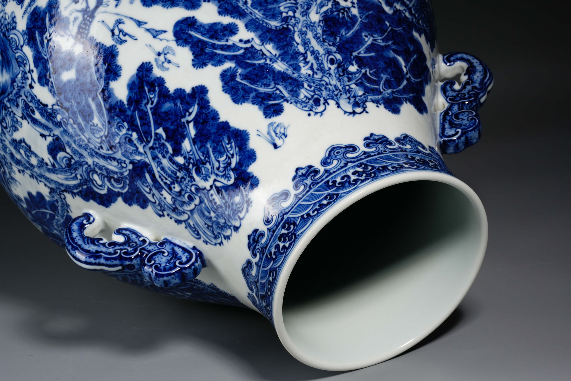 A Chinese Blue and White Hundred Deers Zun Vase - Image 13 of 14