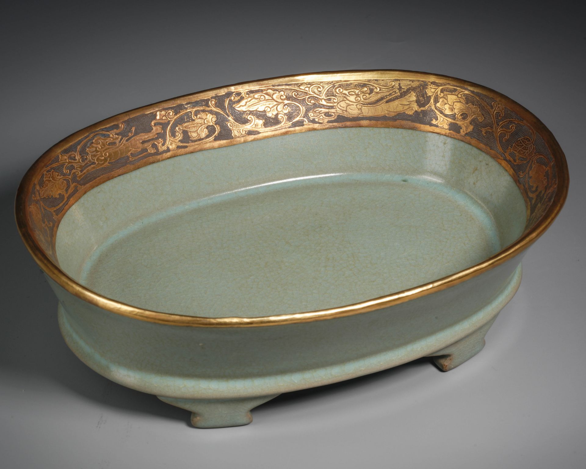 A Chinese Ru-ware Narcissus Bowl - Image 2 of 12