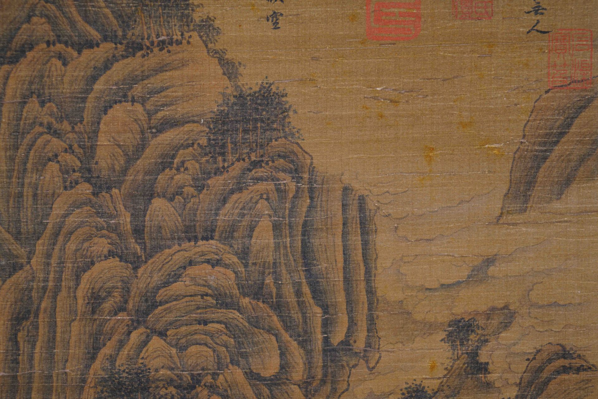 董源 A Chinese Scroll Painting By Dong Yuan - Bild 6 aus 15