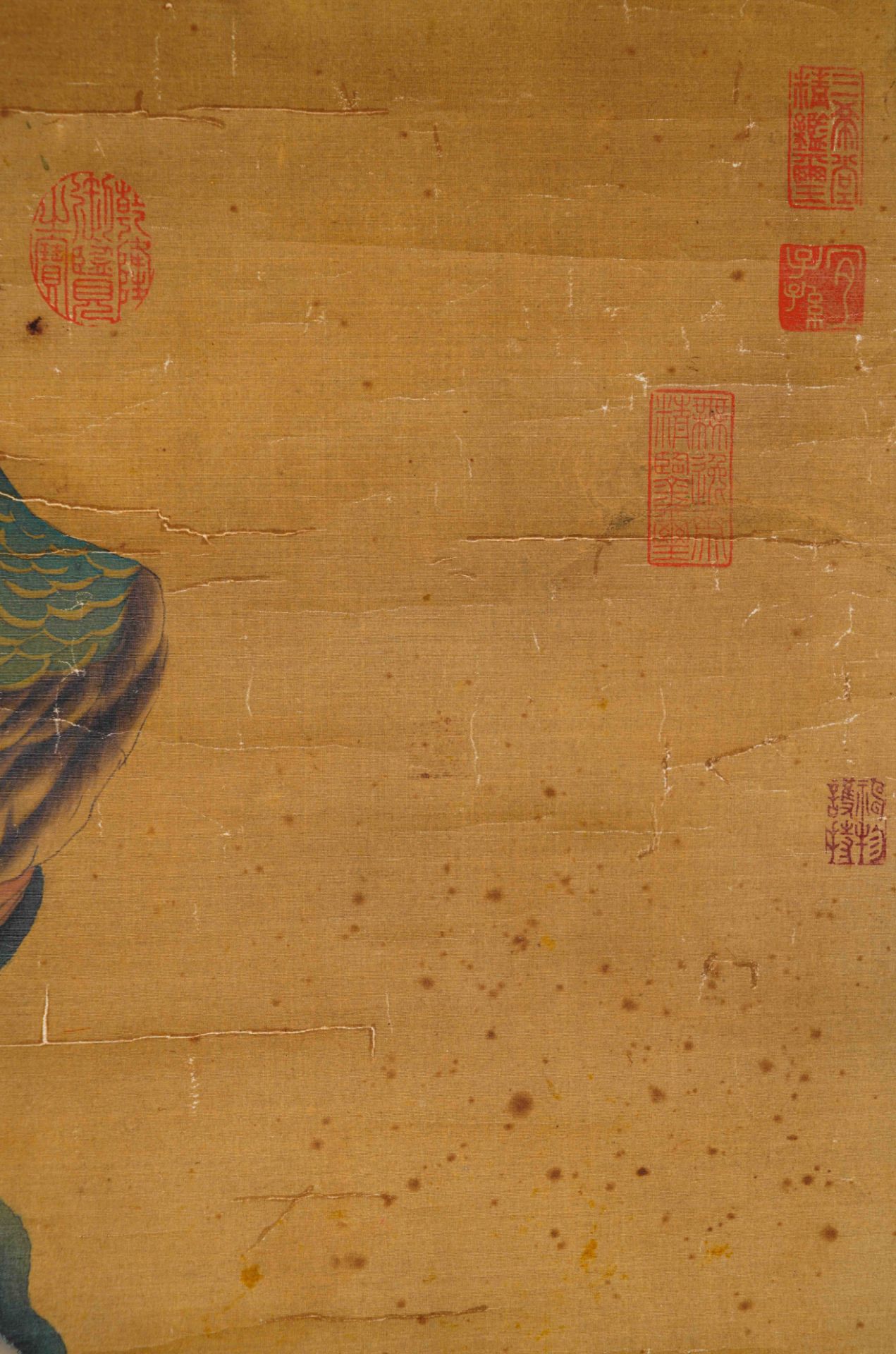 郎世寧 A Chinese Scroll Painting By Lang Shining - Bild 5 aus 13