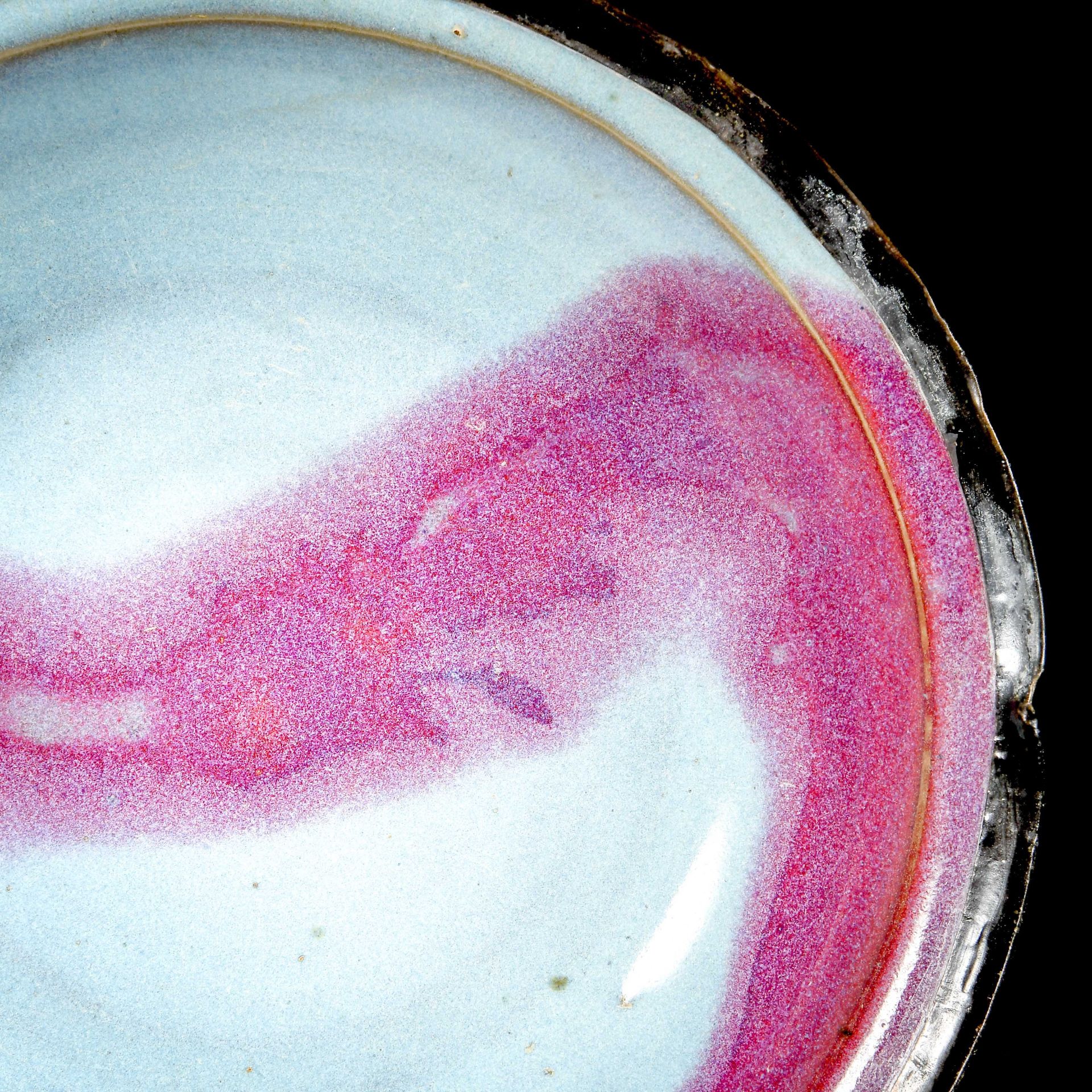 A Chinese Purple-Splashed Jun-Ware Plate - Image 9 of 12