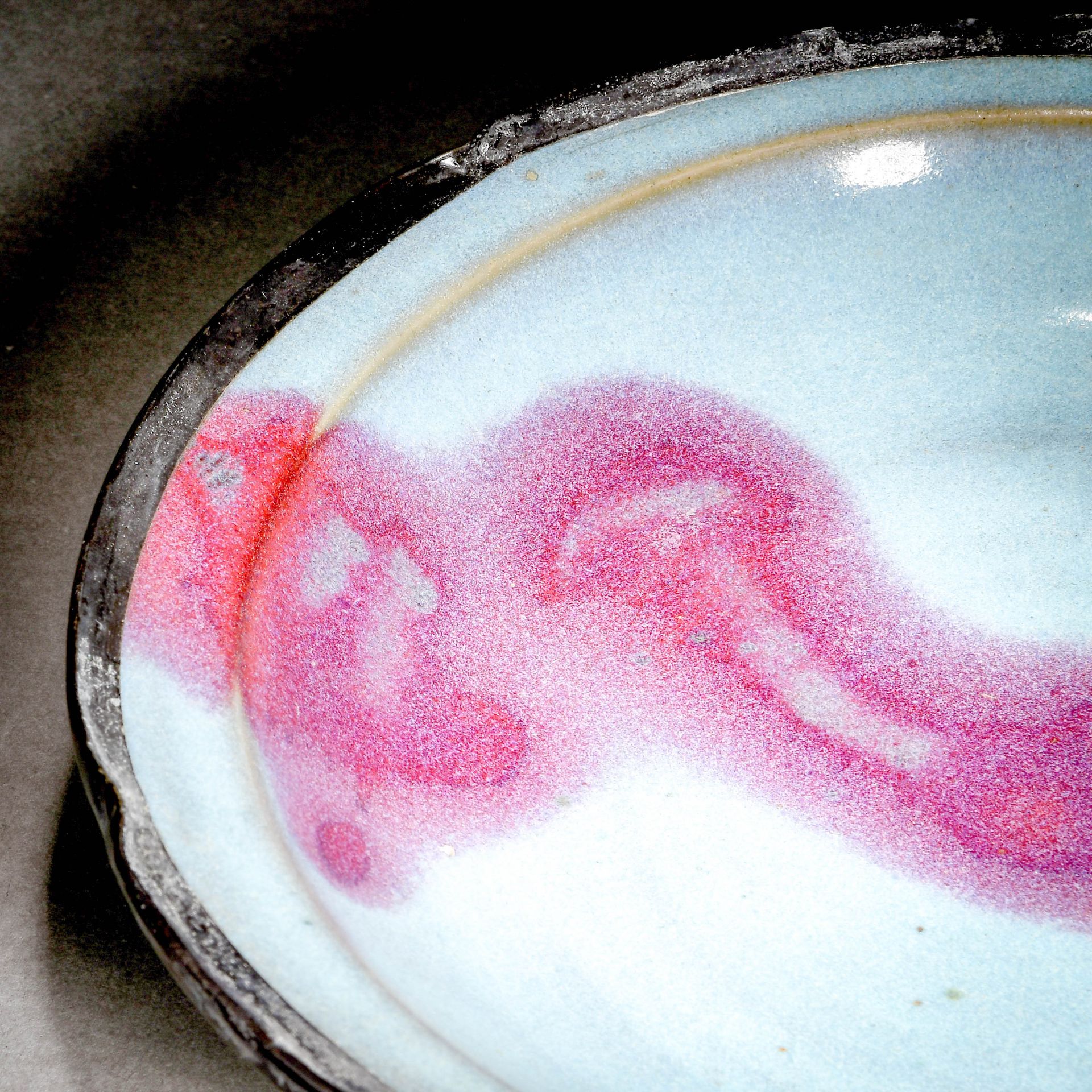 A Chinese Purple-Splashed Jun-Ware Plate - Image 5 of 12